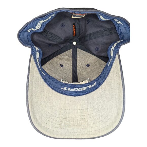 Travis Mathew Hat Mens S-M Blue Flex Fit Patch Logo Casual Adjustable - Picture 3 of 4